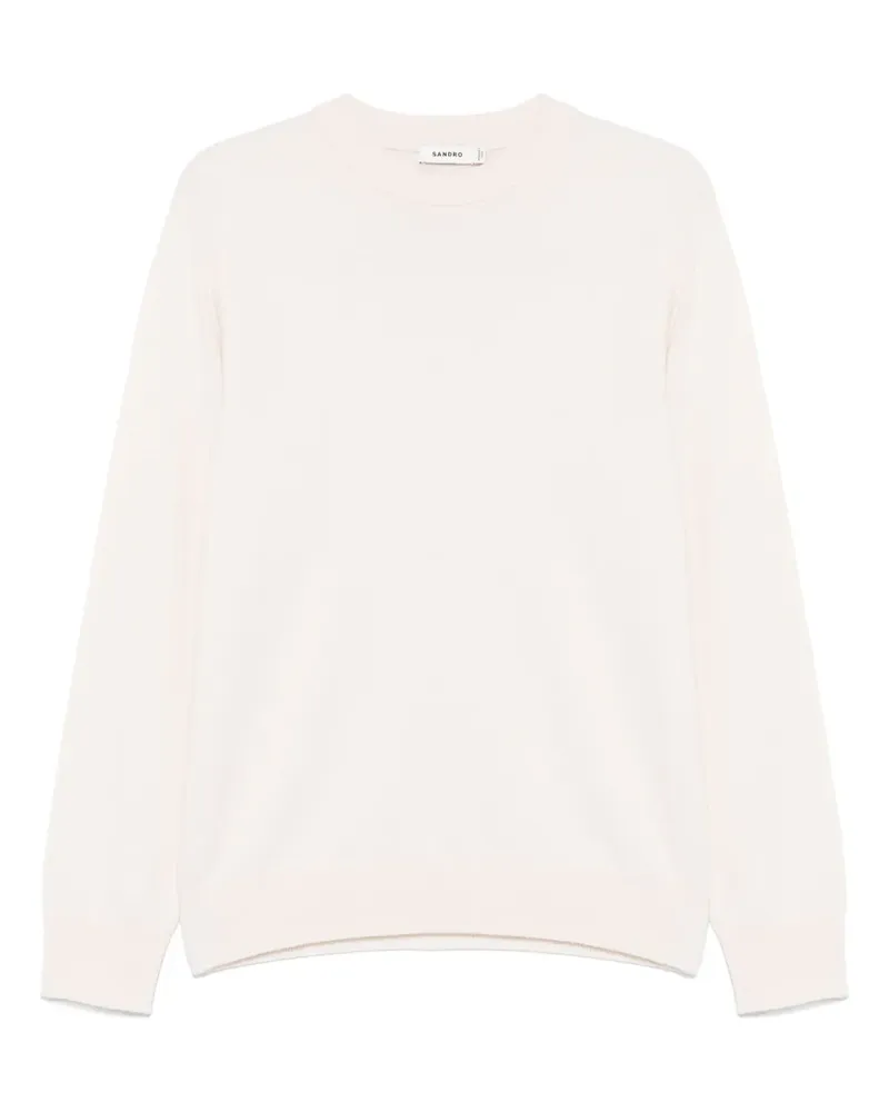 Sandro Pullover aus Kaschmir - Nude Nude