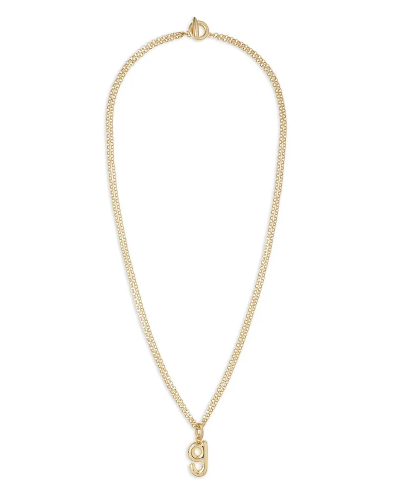 Roxanne Assoulin The Puffy Initial Halskette - Gold Gold