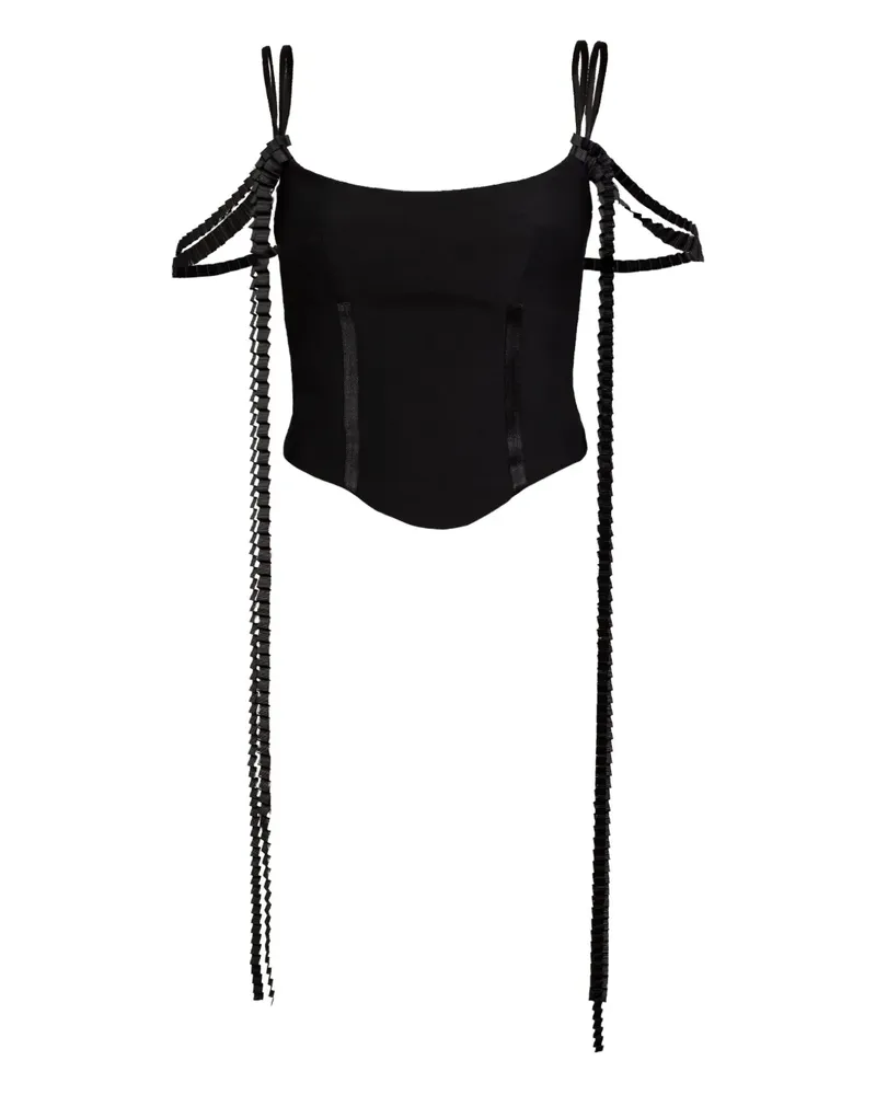 RXQUETTE Oberteil mit Spitze - Schwarz Schwarz