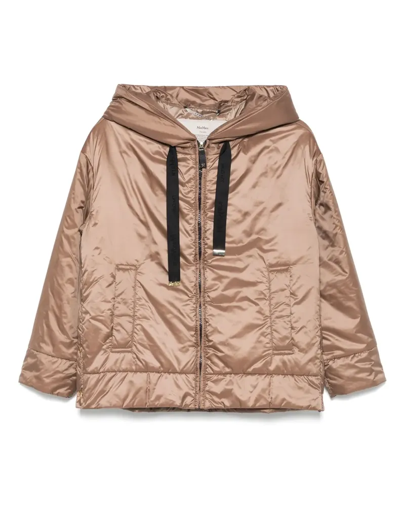Max Mara Bomberjacke mit Reißverschluss - Braun Braun