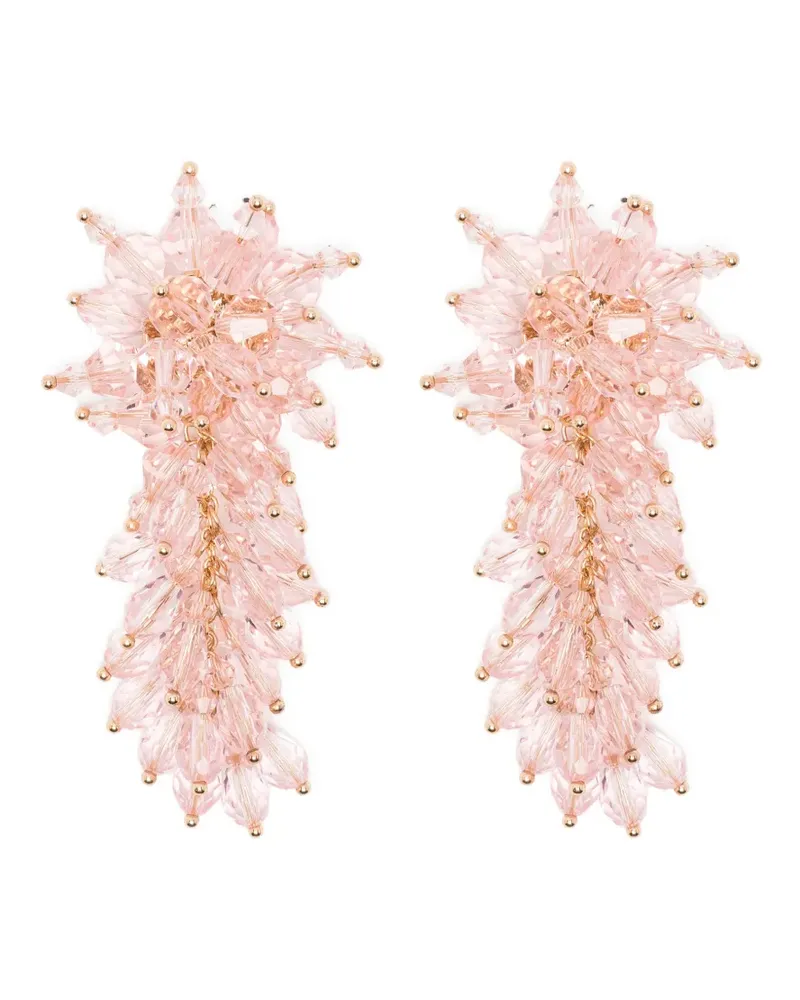 Self-Portrait Hängeohrringe mit Perlen - Gold Gold