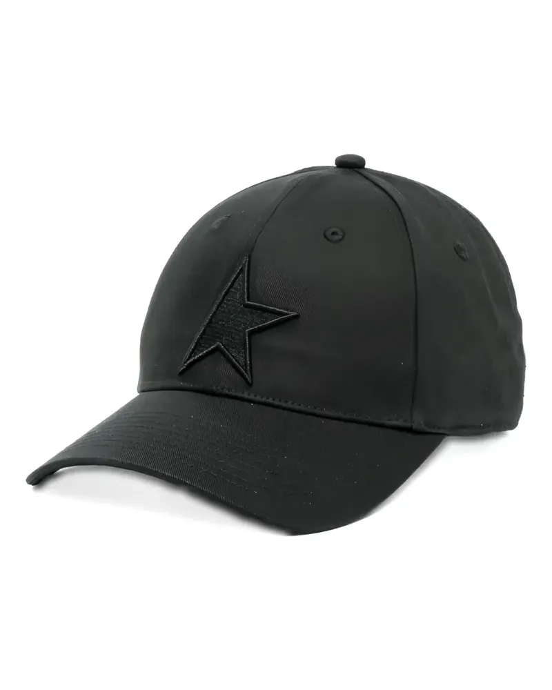 Golden Goose Star-patch baseball cap - Schwarz Schwarz