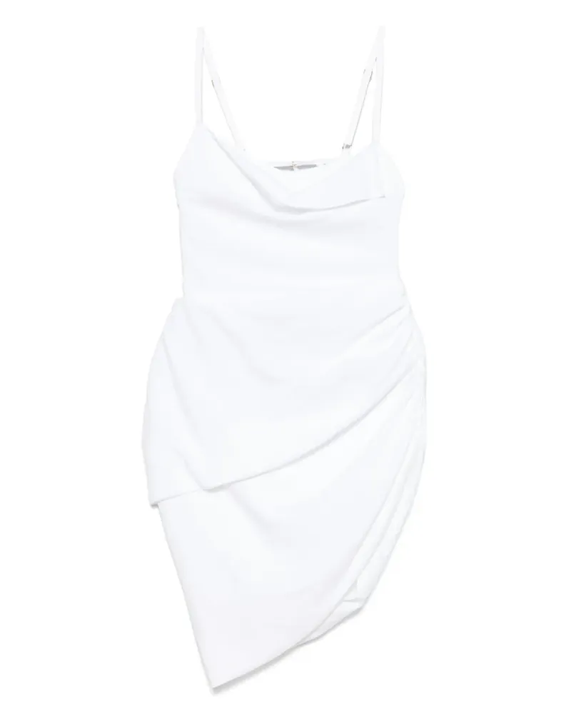 Jacquemus Asymmetrisches The Saudade Kleid - Weiß Weiß