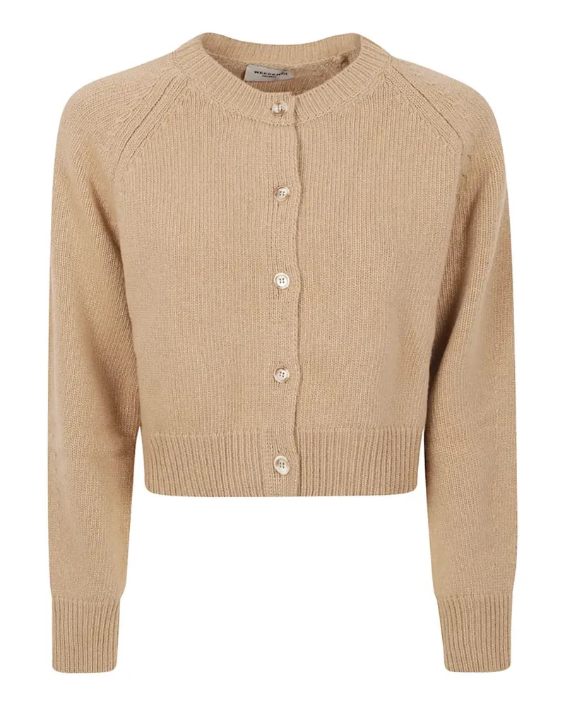 Max Mara Cardigan mit Raglanärmeln - Nude Nude