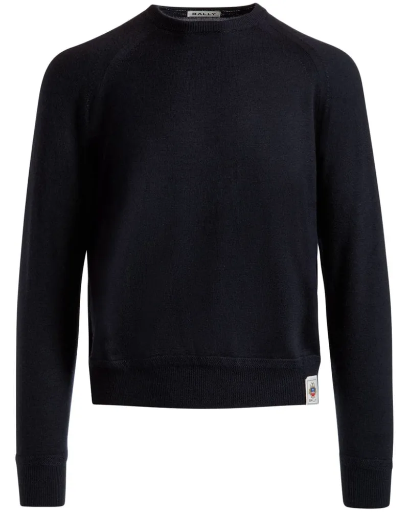 Bally Pullover aus Kaschmir-Seidengemisch - Blau Blau
