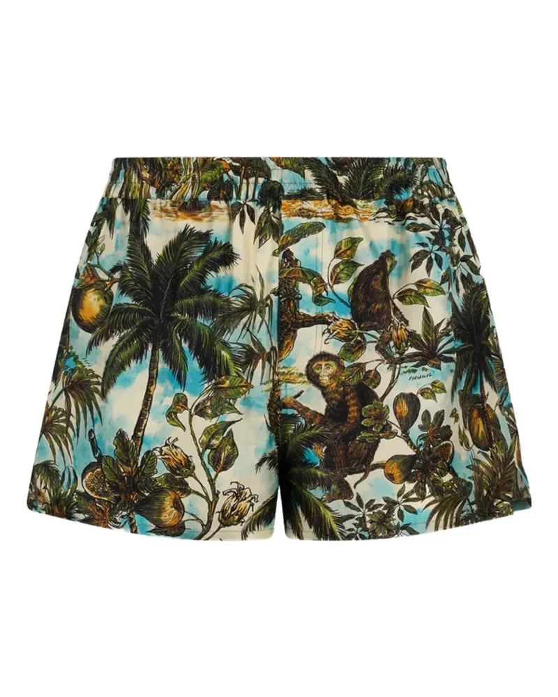 Dsquared2 monkey-print shorts - Nude Nude