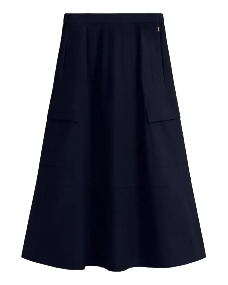 ECOALF Kano Cargo-Midirock in A-Linie - Blau Blau
