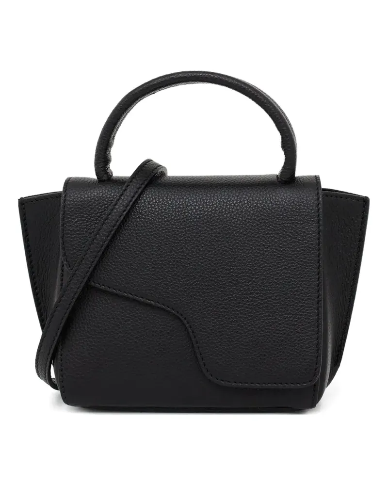 ATP Atelier Asymmetrischer Mini Montalcino Tote Bag - Schwarz Schwarz