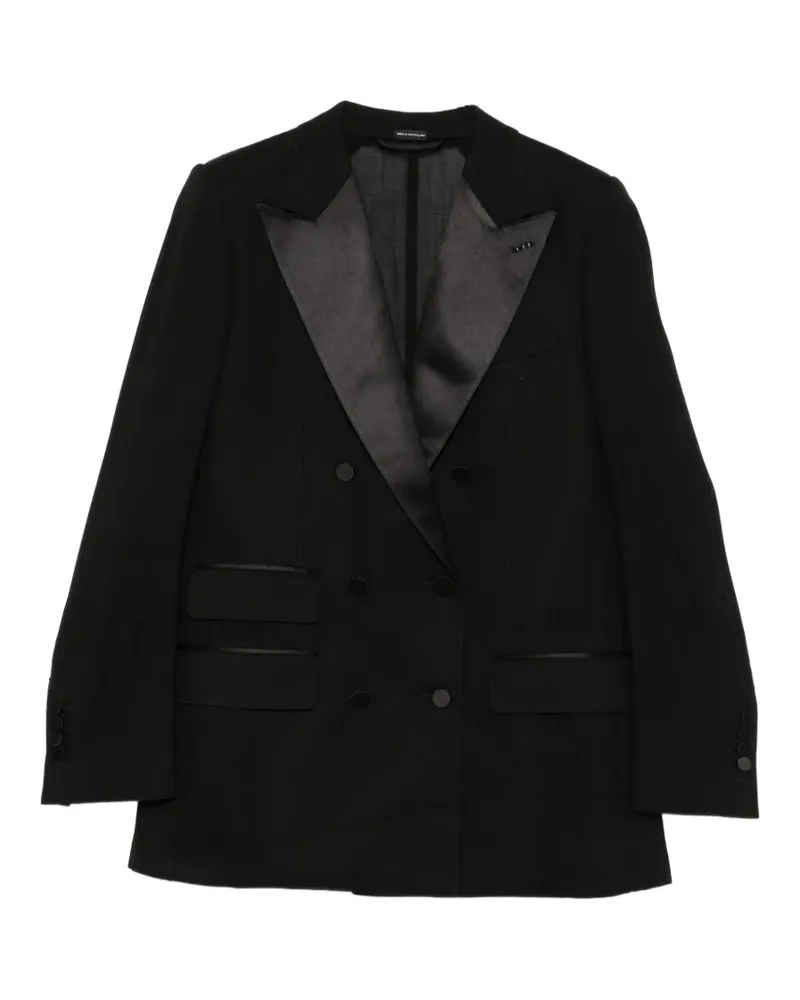 Tom Ford double-breasted buttoned blazer - Schwarz Schwarz
