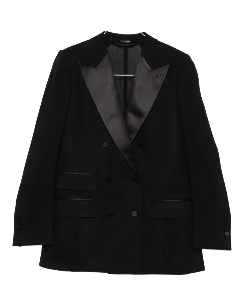 Tom Ford double-breasted buttoned blazer - Schwarz Schwarz
