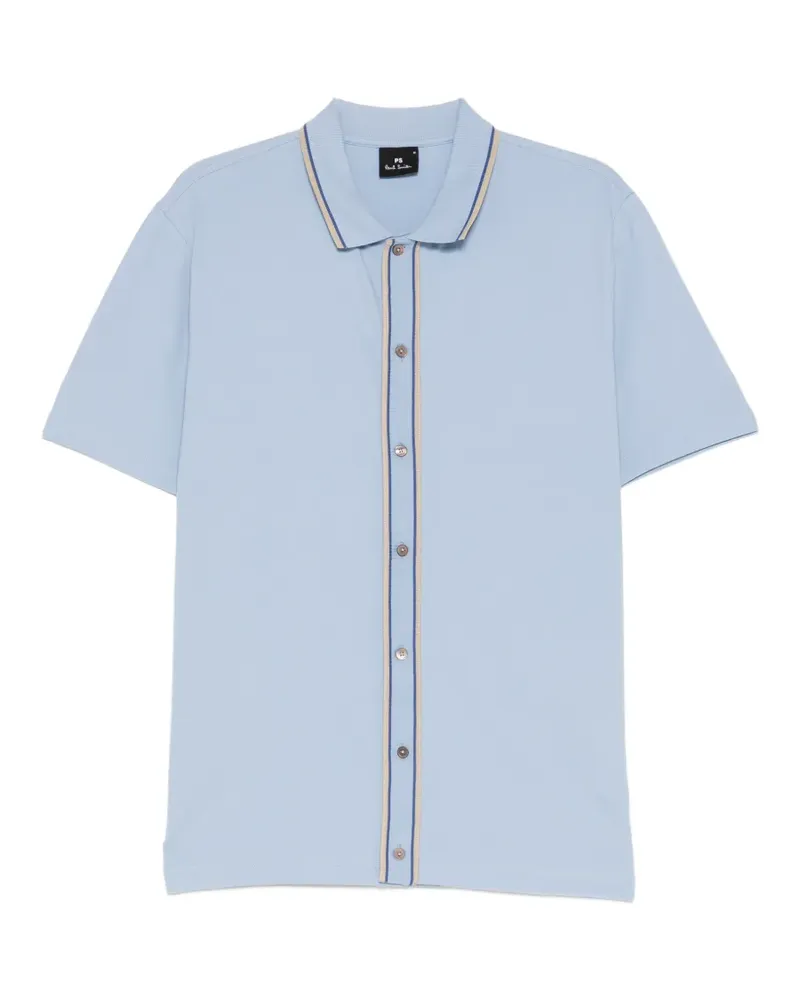 Paul Smith Hemd mit Kontrastkragen - Blau Blau