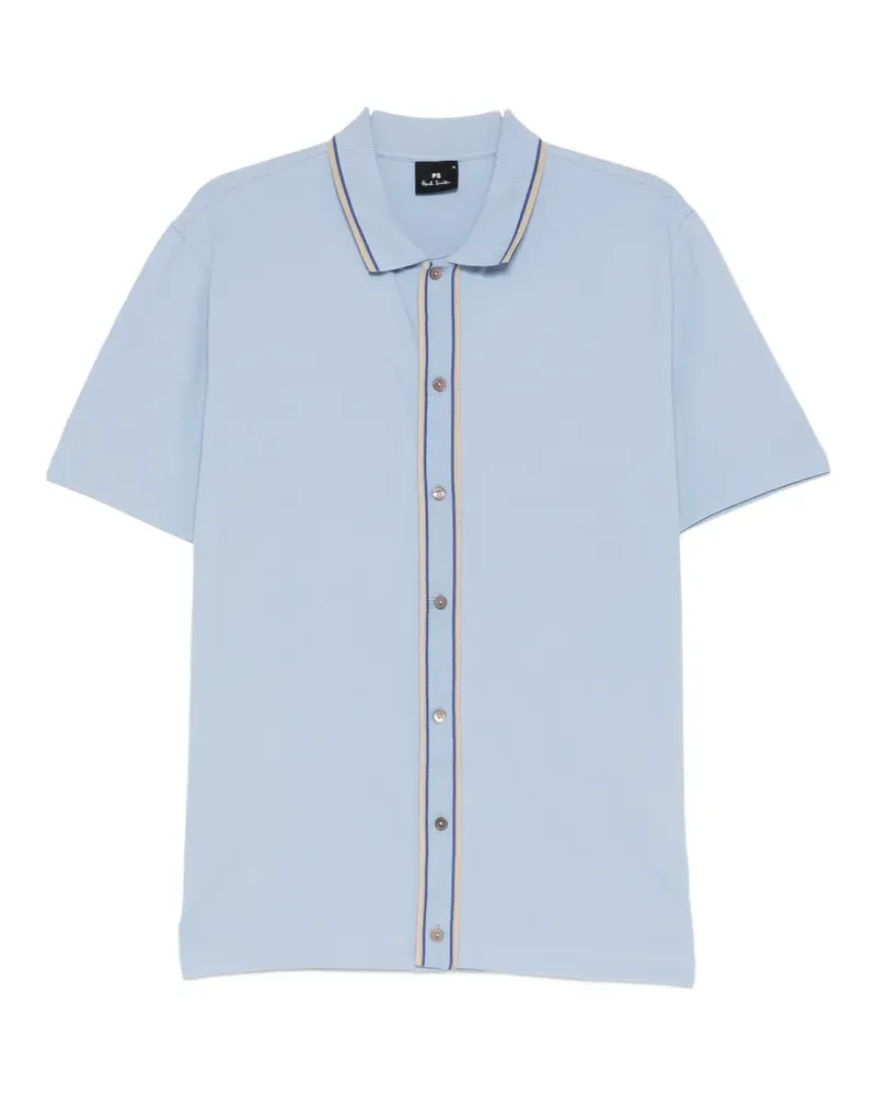 Paul Smith Hemd mit Kontrastkragen - Blau Blau