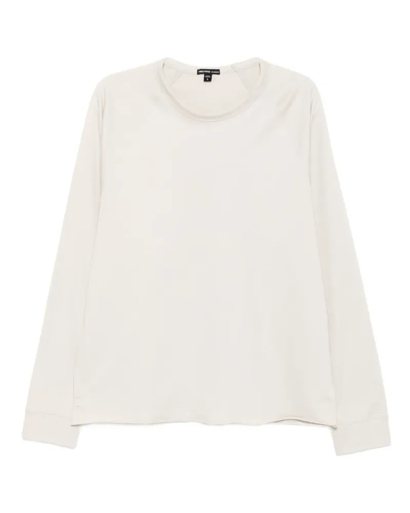 James Perse T-Shirt aus Frottee - Nude Nude