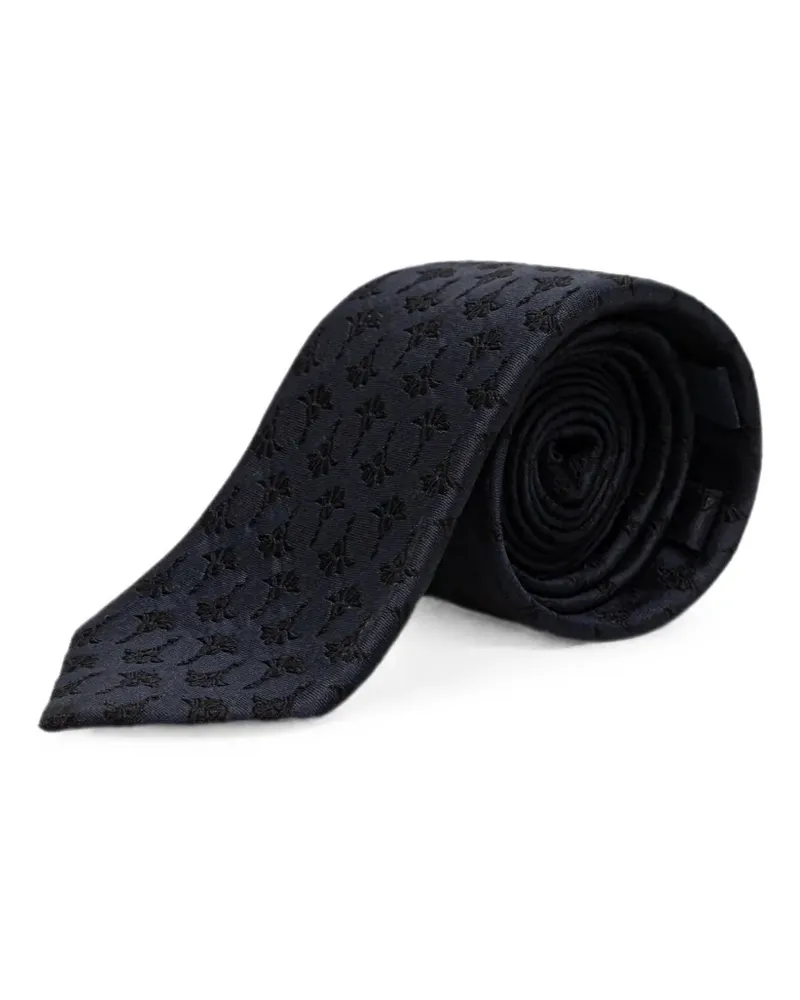 JOOP! floral-jacquard tie - Blau Blau