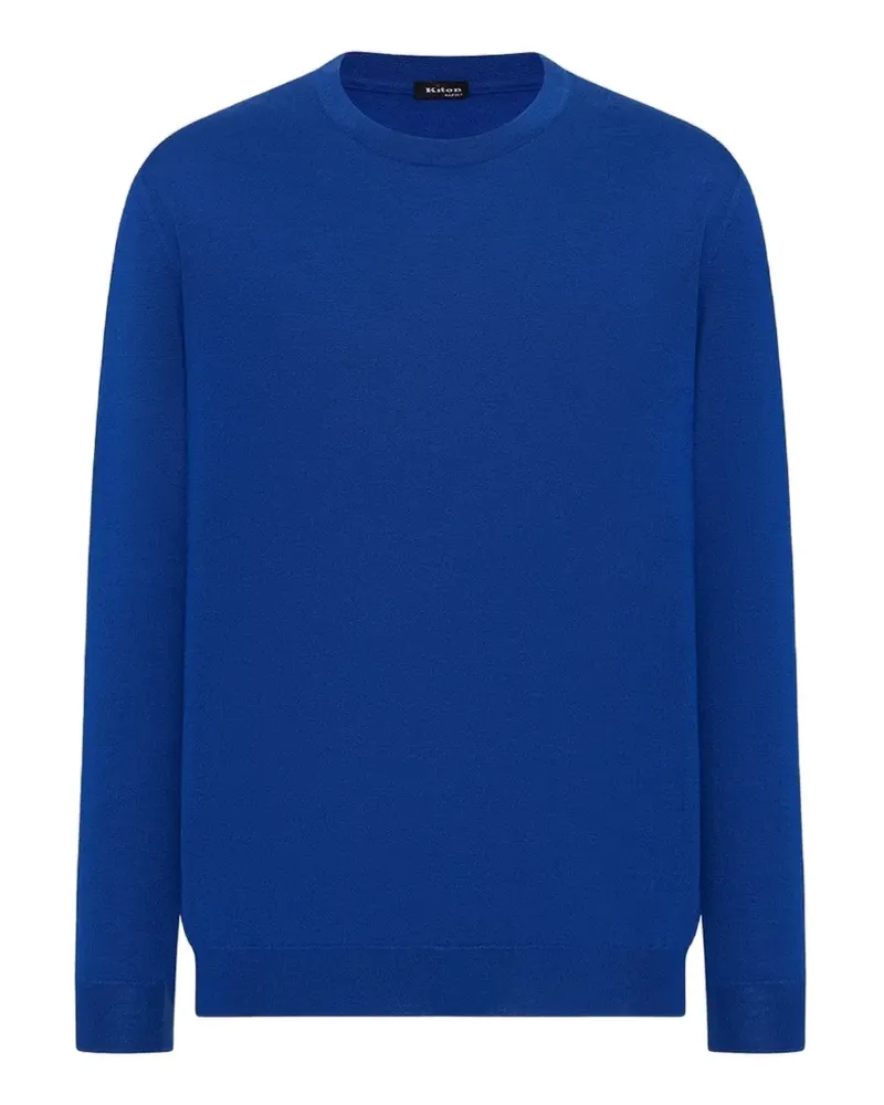 Kiton Icon Pullover mit rundem Ausschnitt - Blau Blau