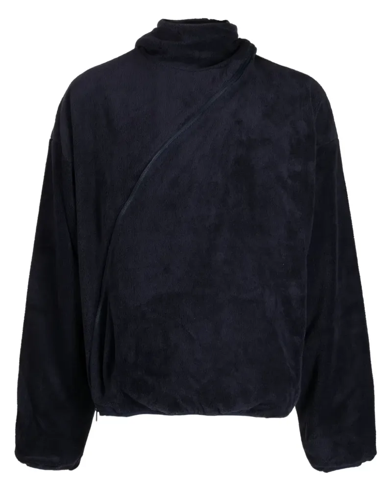 Post Archive Faction Asymmetrische Kapuzenjacke - Blau Blau