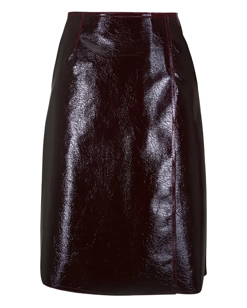 ODEEH Midirock mit Reißverschluss - Rot Rot