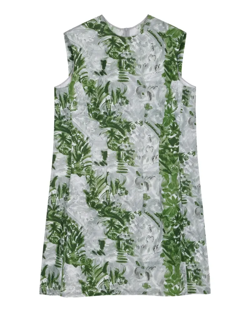 JNBY Kleid mit Han-Print - Grau Grau