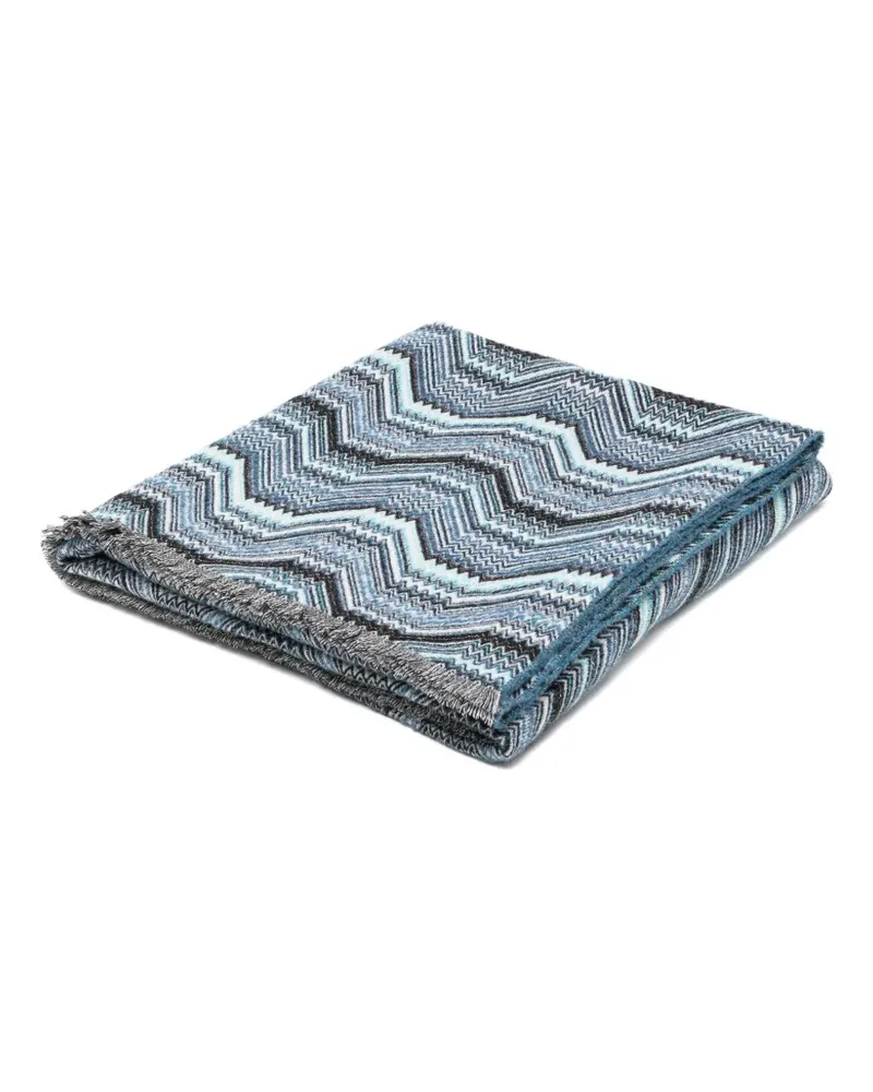 Missoni Home Merano throw - Blau Blau