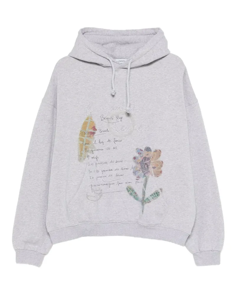 BLUEMARBLE Le Quatre Heures Hoodie mit Print - Grau Grau