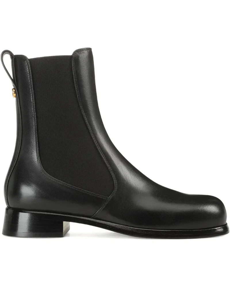 Sergio Rossi Avenue Chelsea-Boots 25mm - Schwarz Schwarz