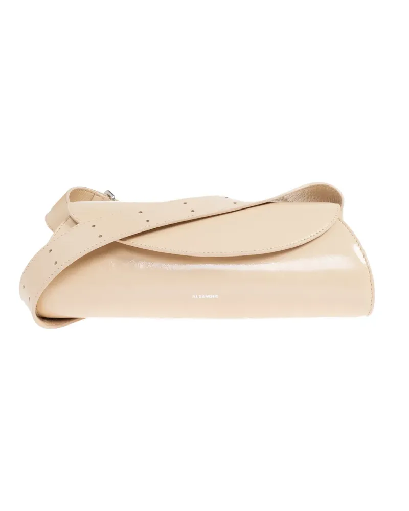 Jil Sander leather shoulder bag - Nude Nude