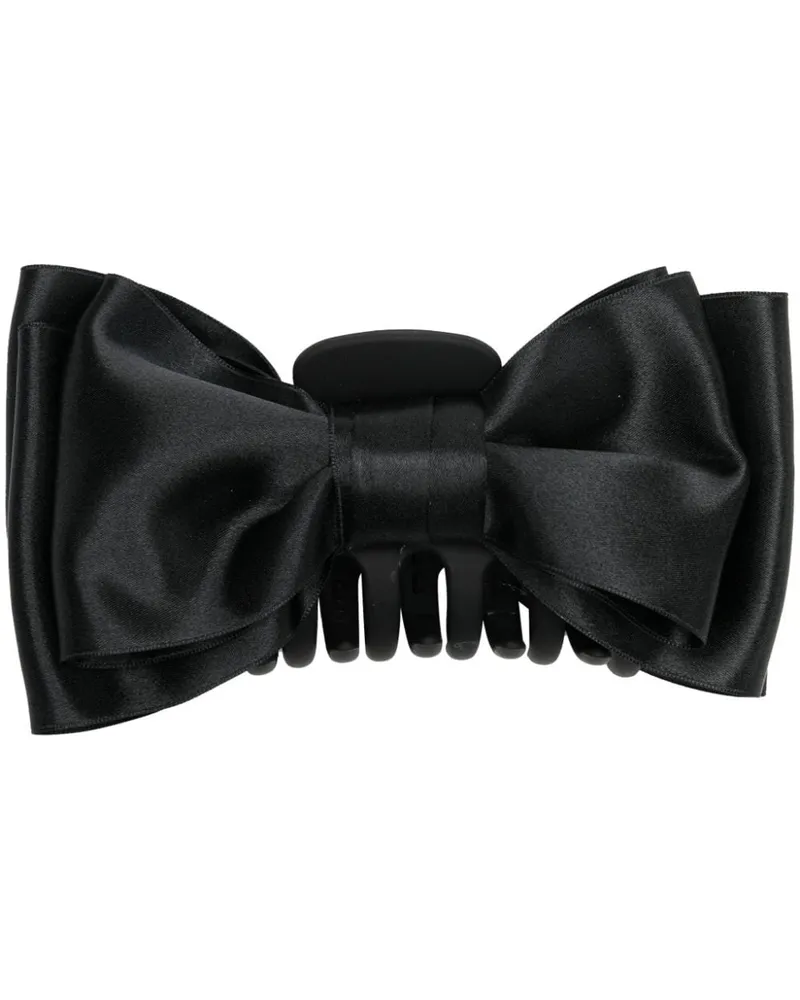 Jennifer Behr Haarspange mit Satinschleife - Schwarz Schwarz