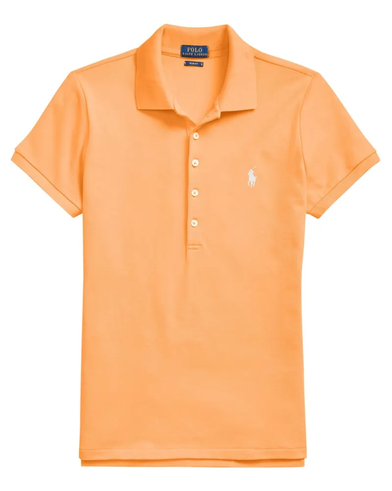Ralph Lauren Schmales Poloshirt - Orange Orange