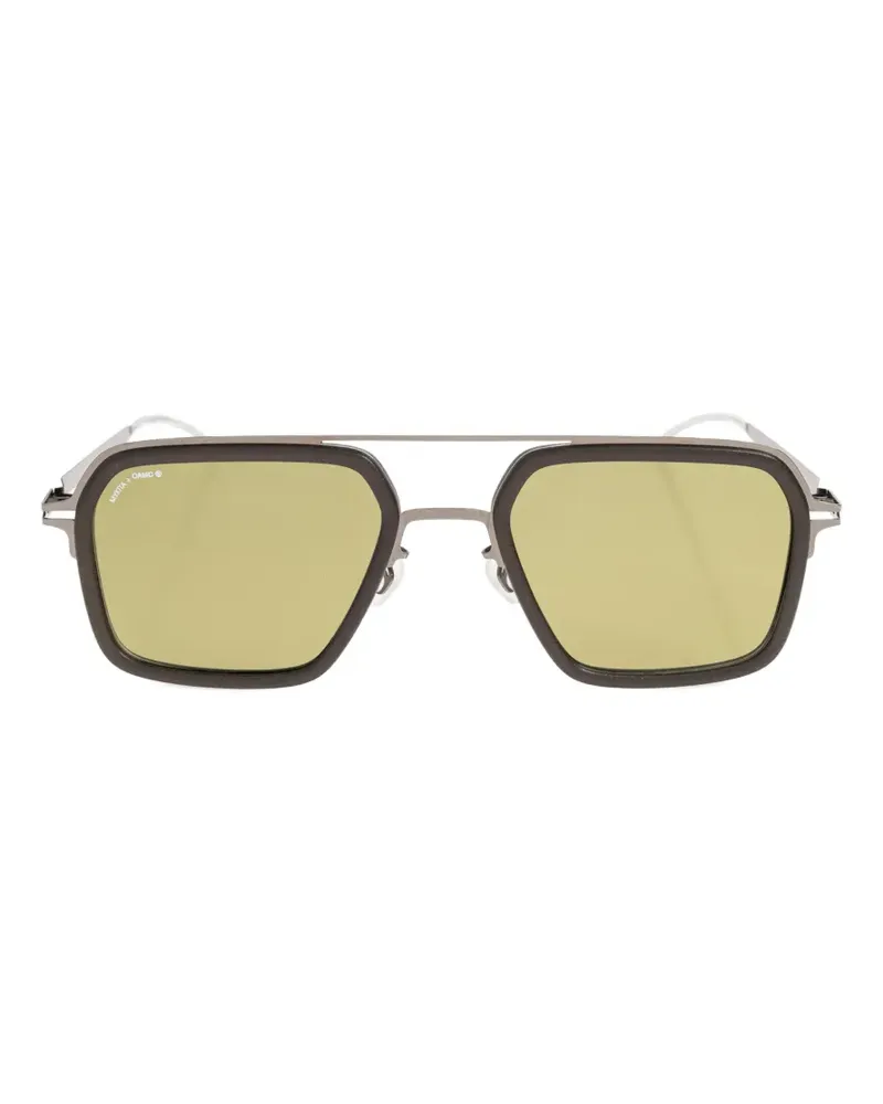 Mykita x OAMC square-frame sunglasses - Schwarz Schwarz