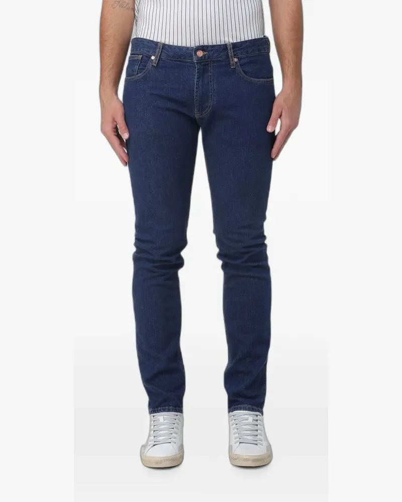 Emporio Armani J06 low wasted slim-fit jeans - Blau Blau