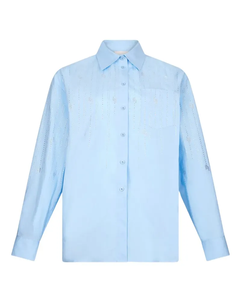 Liu Jo Verziertes Hemd mit klassischem Kragen - Blau Blau