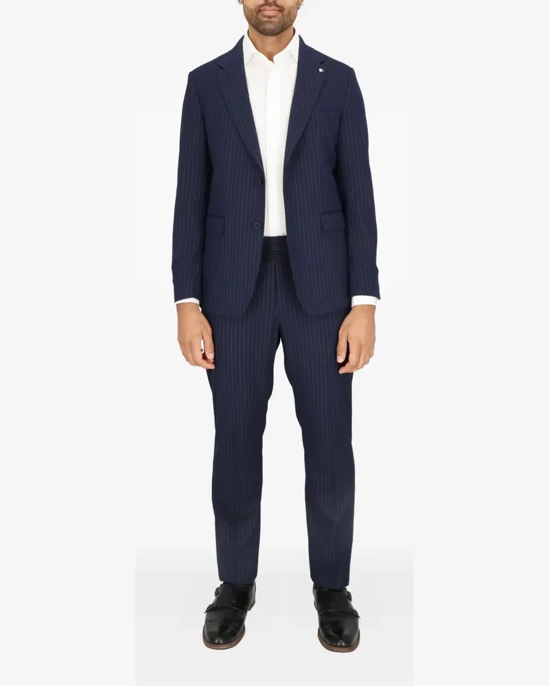 Scotch&Soda Anzug mit Nadelstreifen - Blau Blau