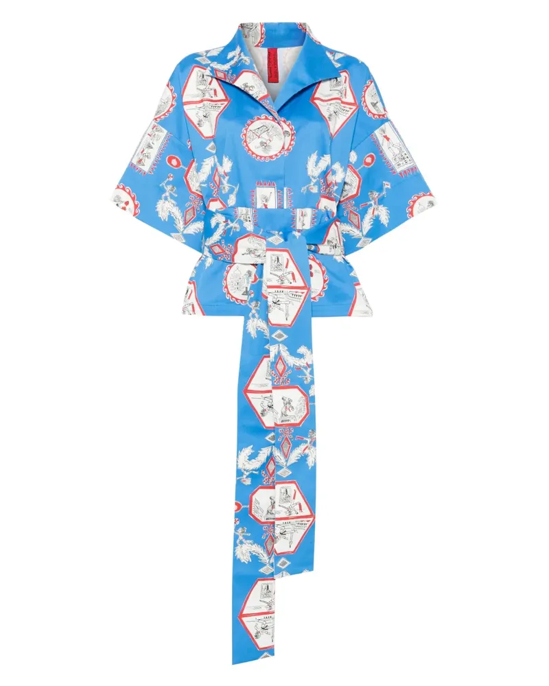Rianna + Nina Tependris Claudia Bluse - Blau Blau