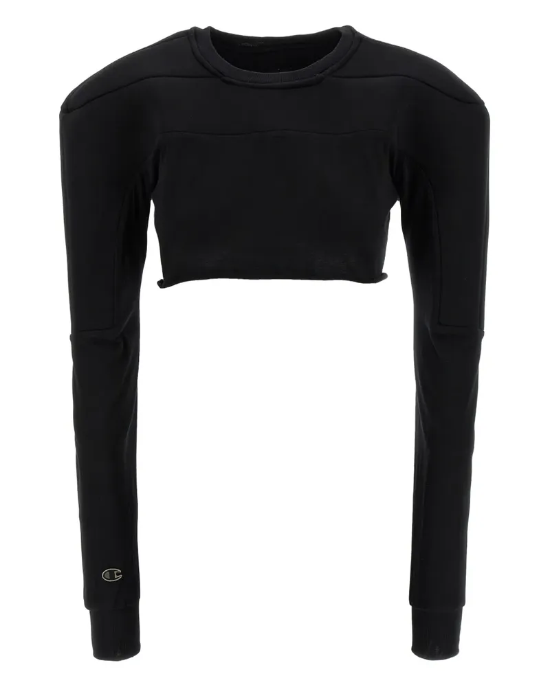 Rick Owens x Champion Girdered Pullover - Schwarz Schwarz