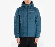 Kapuzenjacke mit Muster - Blau