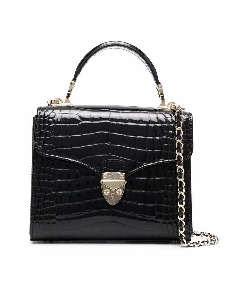Aspinal of London Mayfair Handtasche - Schwarz Schwarz