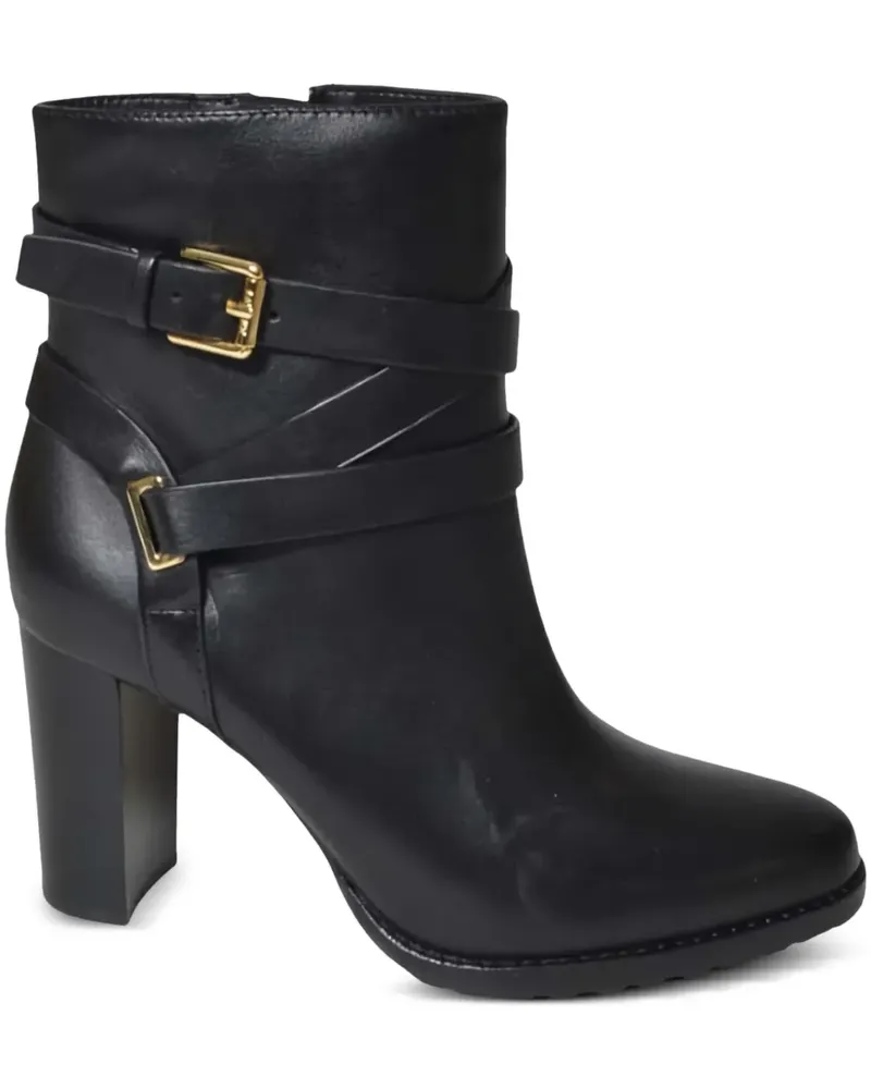 Ralph Lauren Stiefel mit Schnalle 83mm - Schwarz Schwarz