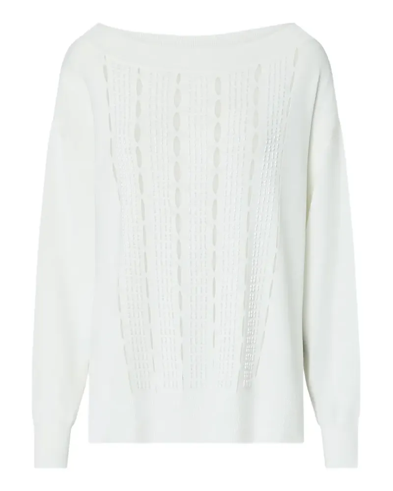Liu Jo Pullover mit Cut-Outs - Weiß Weiß