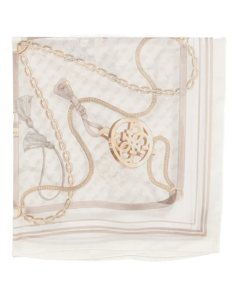 Guess Schal mit Quasten - Nude Nude