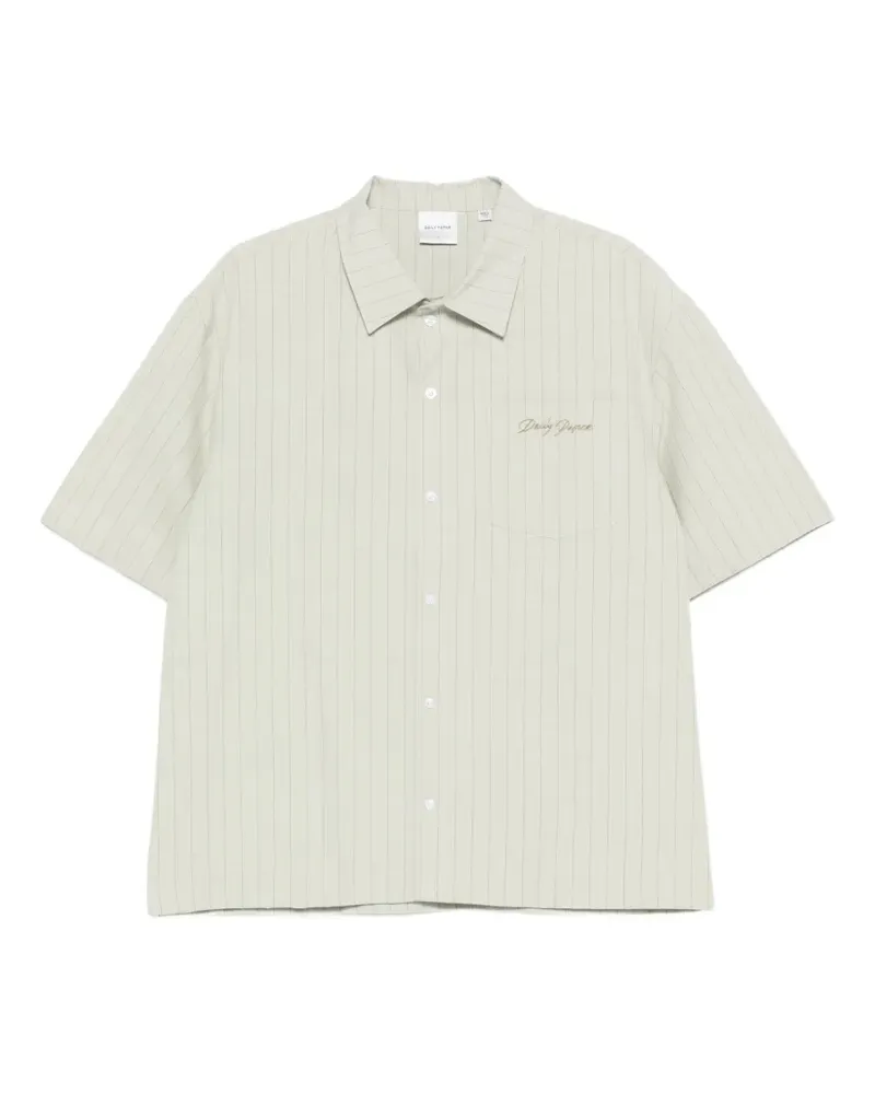 Daily Paper striped shirt - Grün Grün