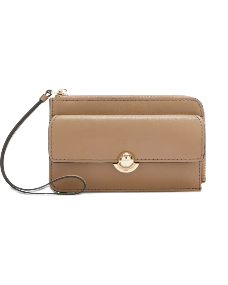 Furla Sfera M leather zip wallet - Nude Nude