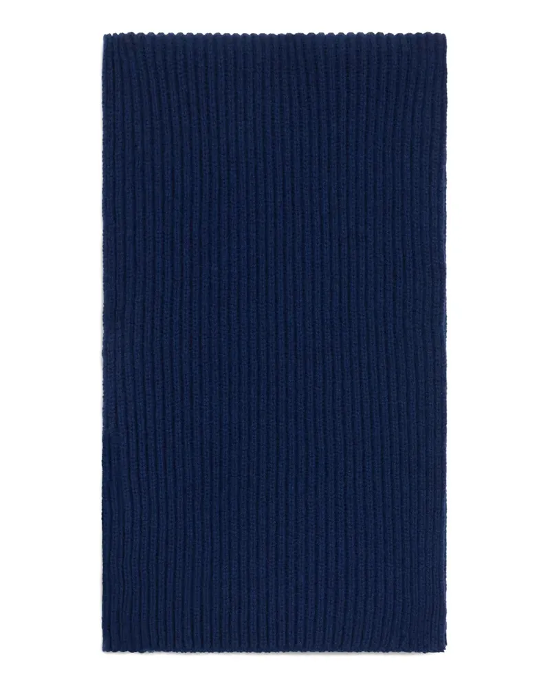 Malo ribbed scarf - Blau Blau
