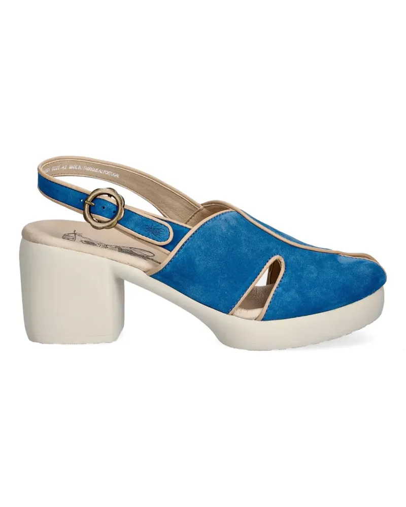 Fly London buckle-fastening slingback sandals - Blau Blau