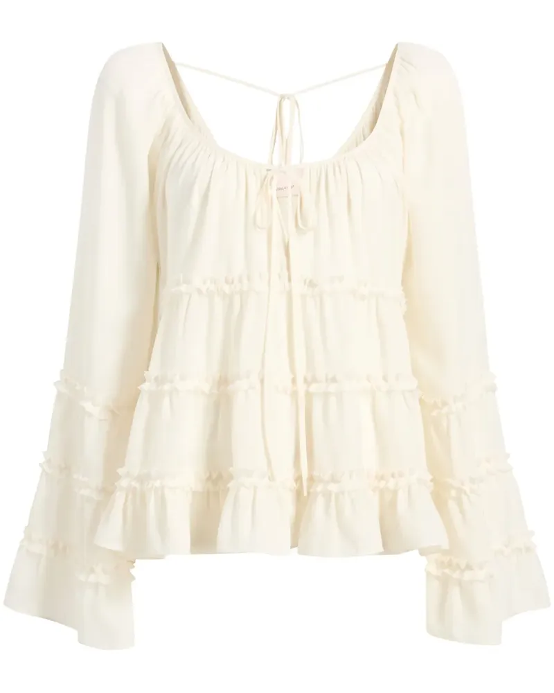 Cinq à Sept Sunnina Bluse - Nude Nude