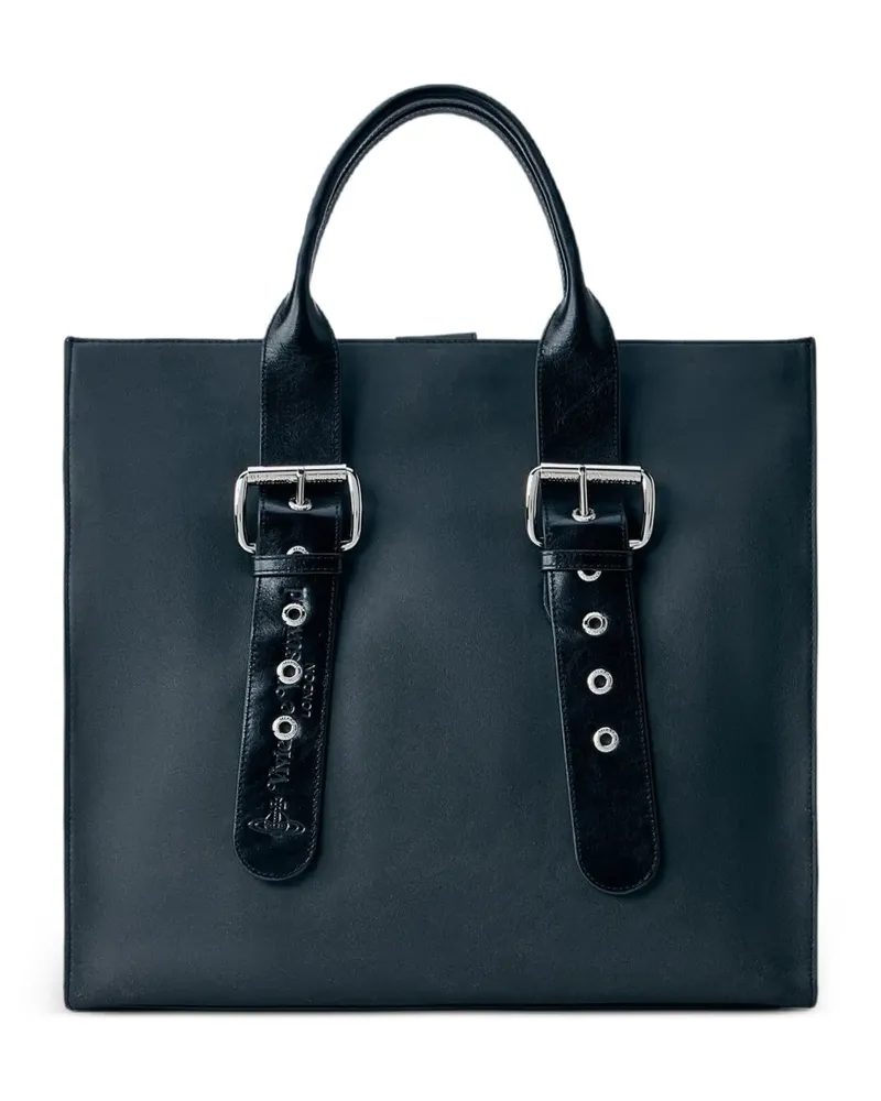Vivienne Westwood Alex Tote Bag mit Schnalle - Schwarz Schwarz