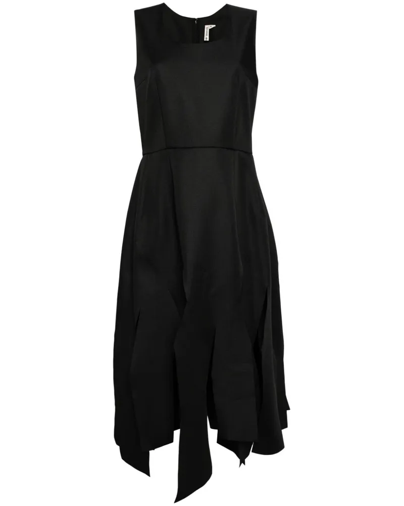 Comme des Garçons Ärmelloses Kleid - Schwarz Schwarz
