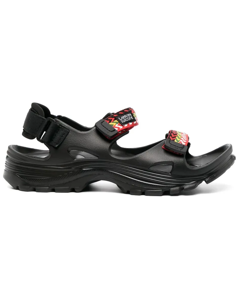 Lanvin x Suicoke Curb Sandalen - Schwarz Schwarz