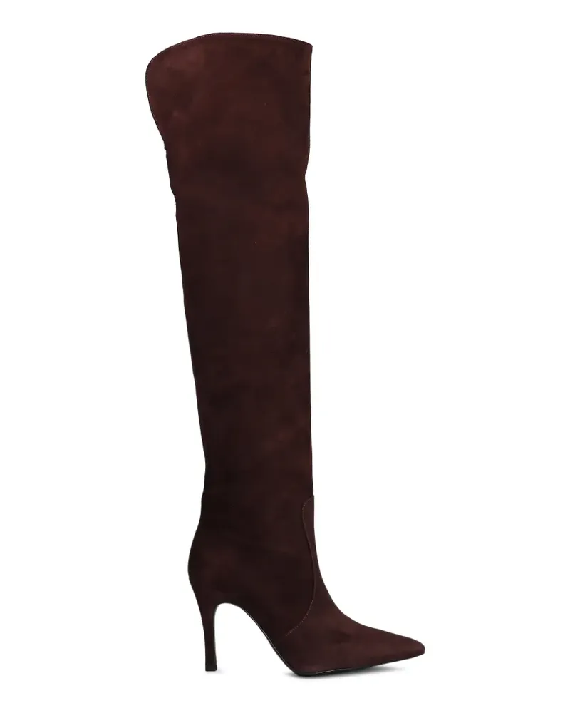 Bianca Di Overknee-Stiefel mit spitzer Kappe - Braun Braun