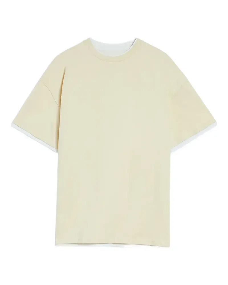 Jil Sander T-Shirt mit Rundhalsausschnitt - Nude Nude