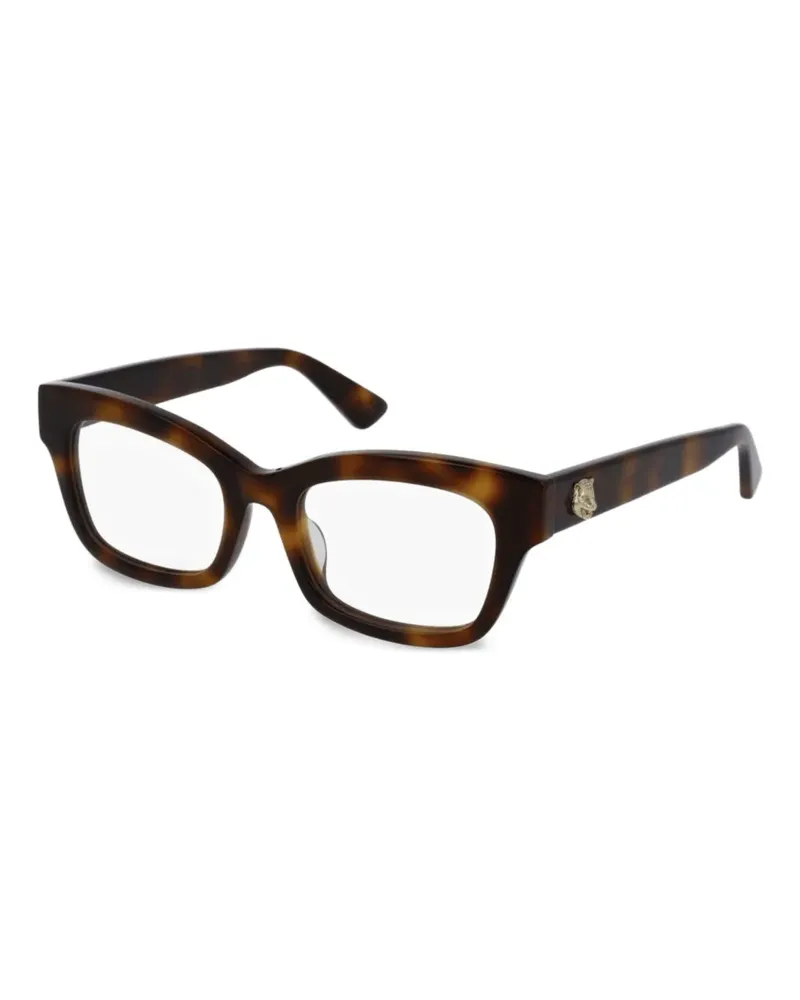 Gucci Brille mit Butterfly-Gestell - Braun Braun